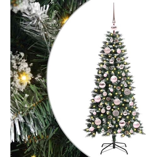 vidaXL Umestno božično drevo med 150 LED Zelena 55 x 55 x 120 cm, (5000067908) Cene