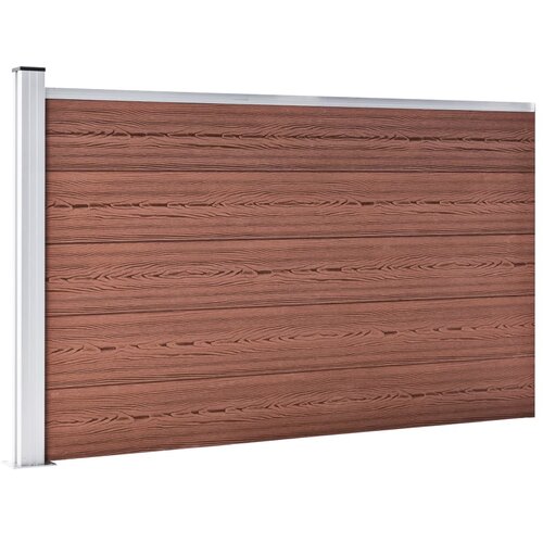  Vrtna ograda WPC 175 x 105 cm smeđa Slike
