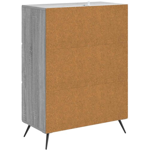  Kreveta Siva sonoma 66 x 34,5 x 90 cm Konstruirano drvo Slike