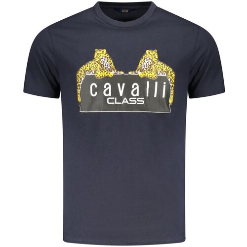 Cavalli Class Mu&amp;scaron;ka Majica Kratkih Rukava Plava Slike