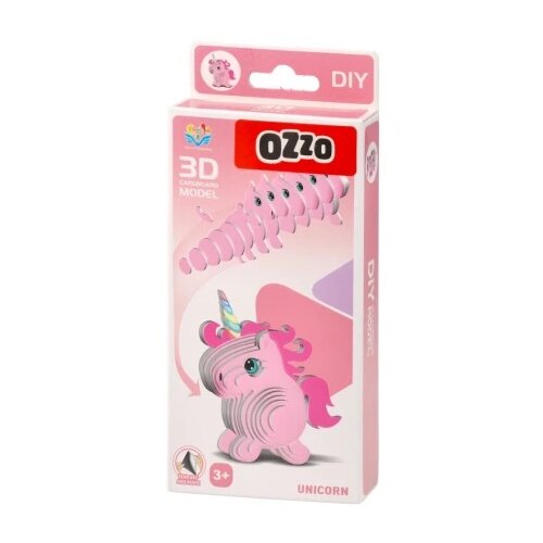 Ozzo DIY, puzzle, mini 3D, jednorog Slike