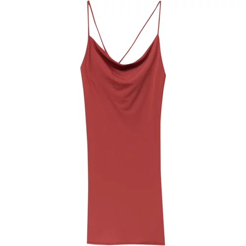 Pull&Bear Ljetna haljina tamno crvena
