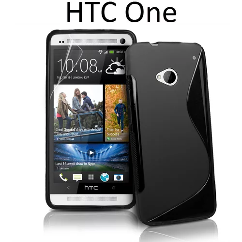  Gumijasti / gel etui za HTC One M7 (več barv in vzorcev)