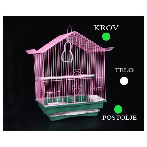 Olimp Sport Kavez za ptice 102 bela i zelena Cene