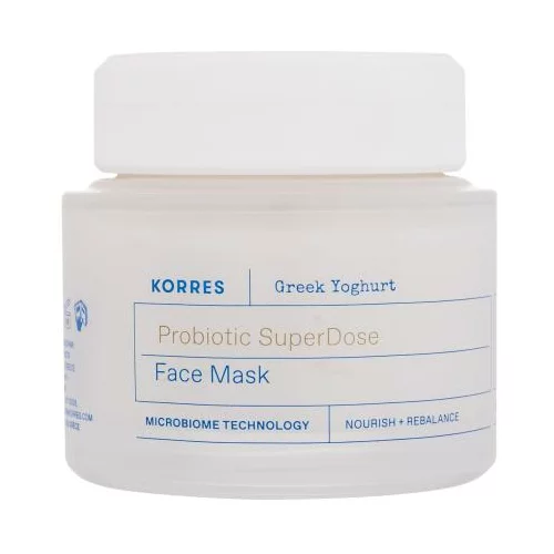 Korres Greek Yoghurt Probiotic SuperDose Face Mask hidratantna i hranjiva maska ​​za lice 100 ml za ženske