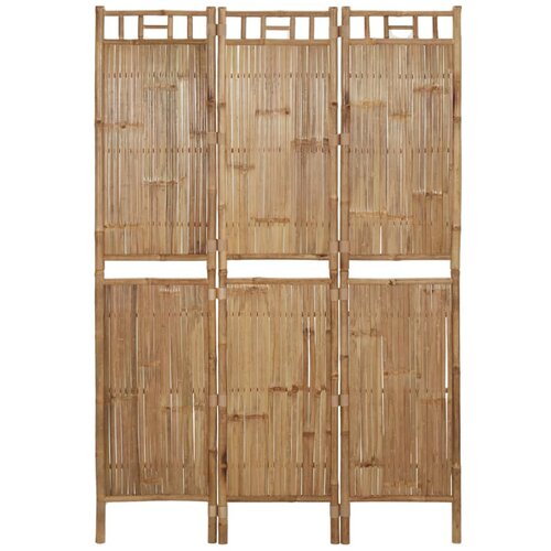 VidaXL Sobna pregrada s 3 panela od bambusa 120 x 180 cm Slike