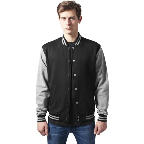 Urban Classics 2-tone College Sweatjacket blk/gry Slike