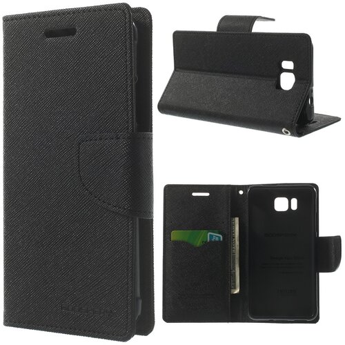  Preklopni ovitek / etui / zaščita Mercury Fancy Diary Case za Samsung Galaxy Alpha - črni Cene