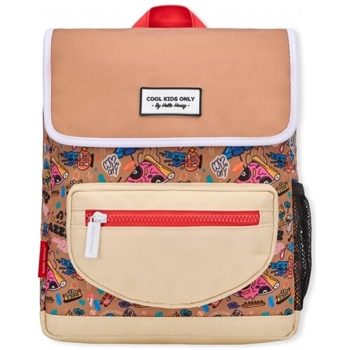 Hello Hossy Nahrbtniki New York Kid Backpack - Beige Bež Cene