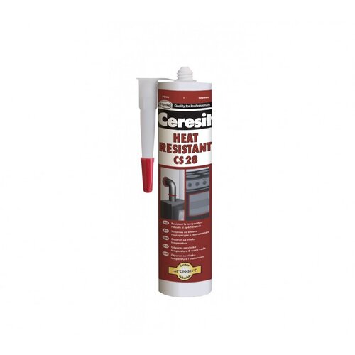 HENKEL CERESIT CERESIT silikon temperaturni crveni CS 28 - 300 ML Cijene