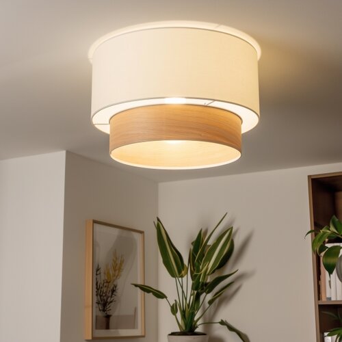  univerzalni abažur keria prečnika 50 cm, bela/braon Slike