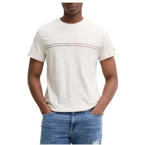 Tommy Hilfiger bela muška majica THDM0DM20779-YBL Slike