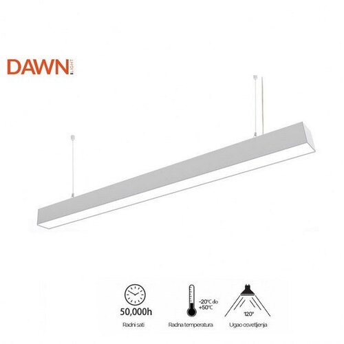 Bb Link led visilica 40W LT-T-020-B 120CM nw 4000K bela Slike
