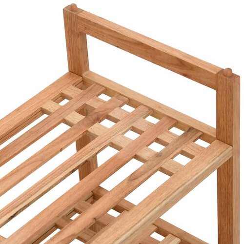  Stalci za cipele 2 kom 69 x 27 x 41 cm od masivnog drva oraha Slike