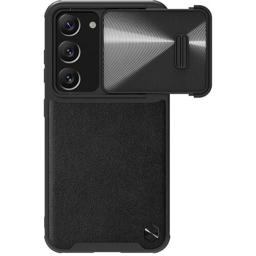 Nillkin Maska za Samsung S23 Plus/ S916B CamShield Leather S crna Cene