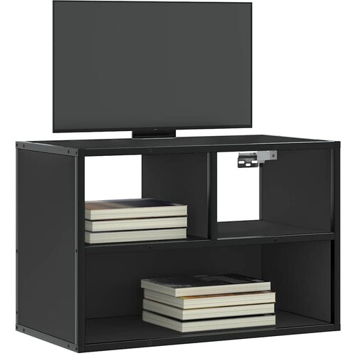 TV ormarić crni 60x31x39,5 cm konstruirano drvo i metal Cene