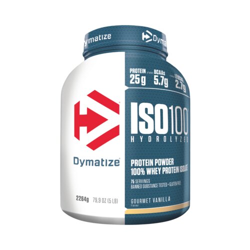 Dymatize ISO 100 Hydrolyzed Whey Protein Isolate, 2264 g - Gourmet Vanilla Cene