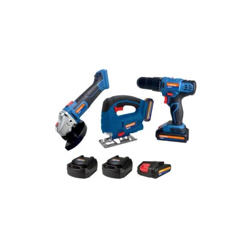 Workers Best aku set bušilica, brusilica i ubodna pila wb 18 v li – 3×2.0Ah kit Cijene