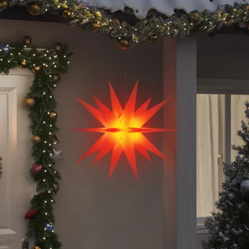  Božićno svjetlo s LED svjetlima sklopivo crveno 100 cm