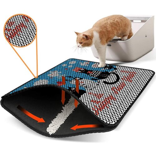 WALLXPERT Nrszn0205 multicolor cat litter mat Cene