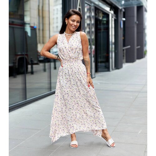 Gemre Pink floral dress Alpicella Slike