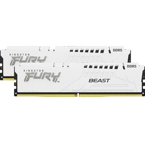  RAM DIMM DDR5 64GB (2x32GB) 5600MHz KINGSTON KF556C40BWK2-64 Fury Beast White Cene