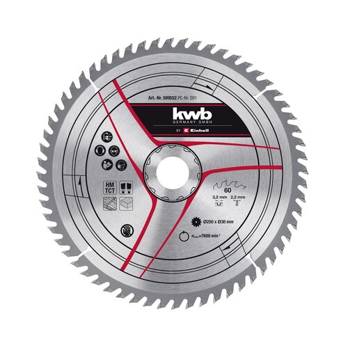 Einhell Rezni list 250x30x3,2 mm/2,2 mm, 60Z za TC-TS 2025 Cijene