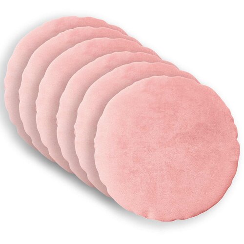  Presvlaka za jastuk 6 pcs HEERLEN Ružičasta &Oslash; 60 cm Flanel Cijene