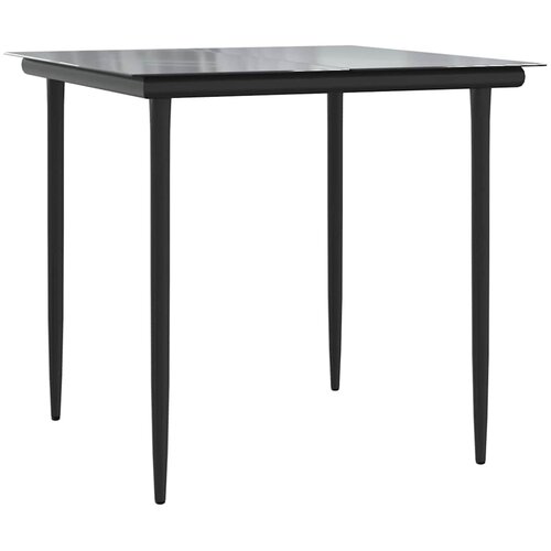  5-dijelni vrtni blagovaonski set od poliratana Smeđa 80 x 80 x 74 cm Slike