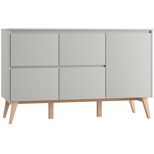 Pinio Siva nizka otroška komoda 149x52,5 cm Swing – Cene