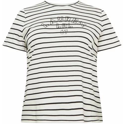 Lauren Ralph Lauren Plus Majica 'KATLIN' boja pijeska / crna