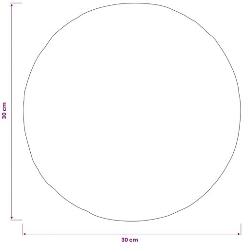  Presvlaka za jastuk 2 kom. HEERLEN Tamnosiva Promjer 30 cm - Tamnosiva Promjer 30 cm 2 Slike