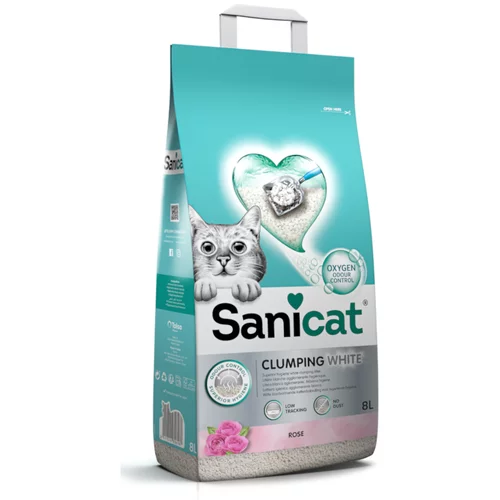 Sanicat Rose D'oriente sprijemljivi pesek za mačke - Varčno pakiranje: 2 x 8 l