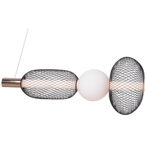  MAXLIGHT P0593 - LED luster na sajli BORA LED/29W/230V bela/crna Slike