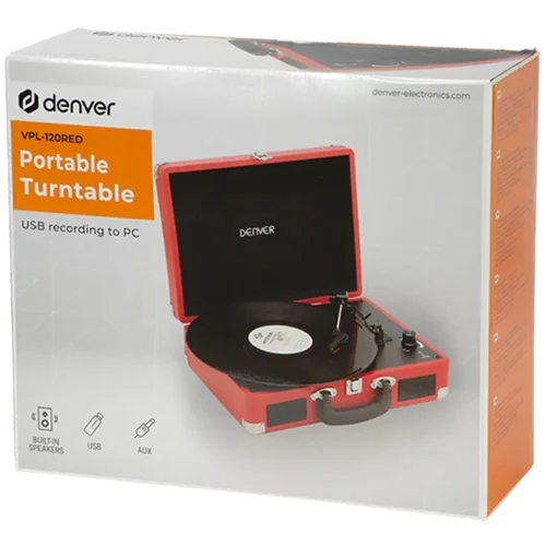 Denver gramofon VPL-120 , USB, zvučnici 2 x 1W,...