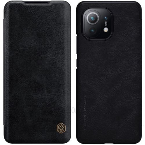 Nillkin preklopna torbica QIN za Xiaomi Mi 11 Lite - črna Slike