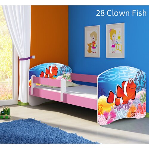  Otro&scaron;ka postelja ACMA z motivom, stranska roza 160x80 cm 28 Clown Fish Cene