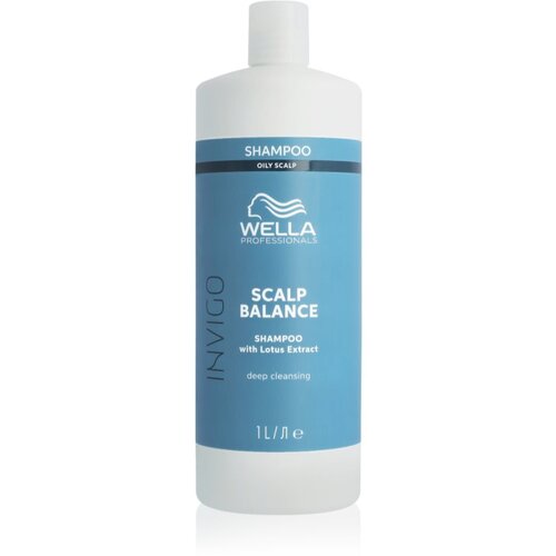 Wella Professionals Invigo Scalp Balance &amp;scaron;ampon za dubinsko či&amp;scaron;ćenje masnog vlasi&amp;scaron;ta 1000 ml Slike