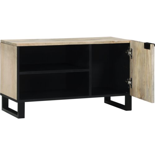 vidaXL Kabineti i police za skladištenje medija Bijela i crna Cene