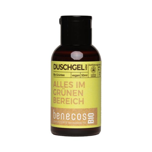 Benecos benecosBIO gel za prhanje "Alles im grünen Bereich" - 50 ml Cene