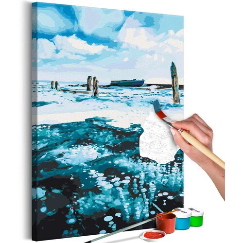  Slika za samostalno slikanje - Frozen Baikal 40x60 Slike