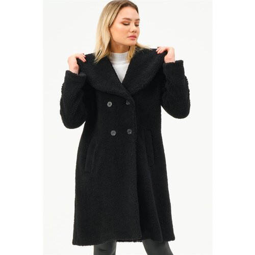 Dewberry Z6776 WOMEN'S COAT-BLACK Cene