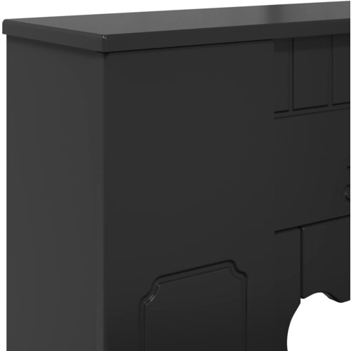  Okvir za kamin Crna 93 x 20 x 89 cm Konstruirano drvo Slike
