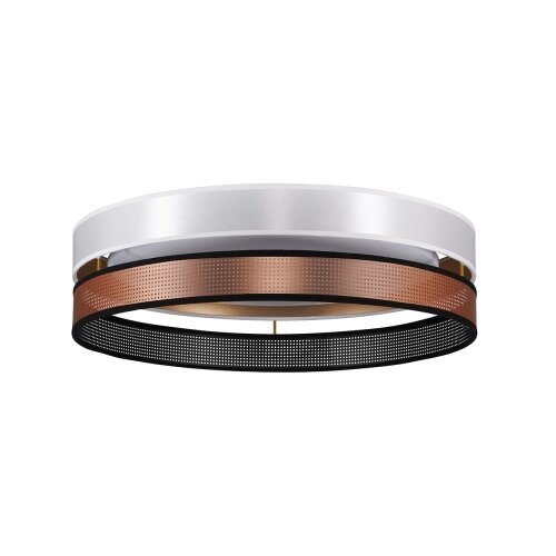  Duolla- LED stropna svetiljka ROLLER DUO SHINY LED/24W/230V &amp;Oslash; 45 cm bela/bakrena Slike
