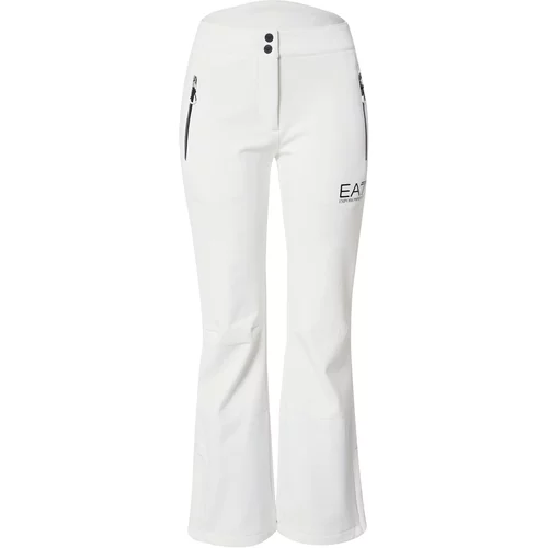 Ea7 Emporio Armani Športne hlače črna / bela