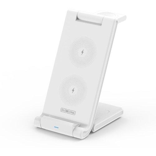  Duzzona brezžični polnilec 3in1 W10-S 15W White Cene