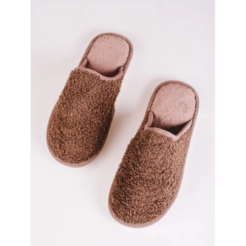 SHELOVET Brown men's slippers