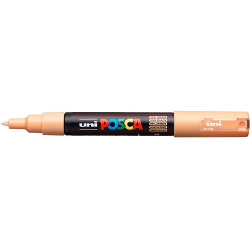 POSCA Uni flomaster; konica 0,7 mm bullet; sv.oranžen, (22005582) Cene