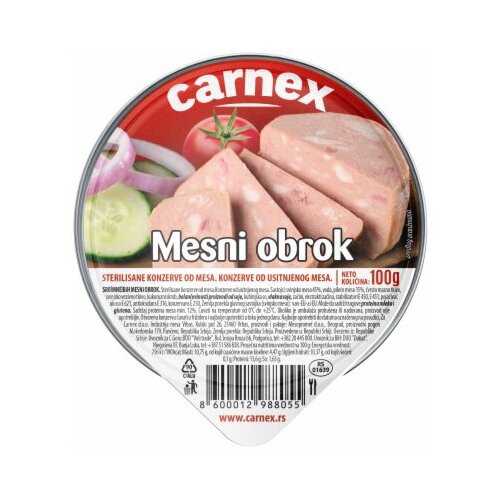 Carnex MESNI OBROK 100G Cene