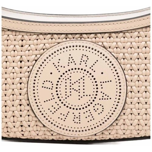 Karl Lagerfeld Torbice za na ramo K CIRCLE SB WOVEN Bež Slike